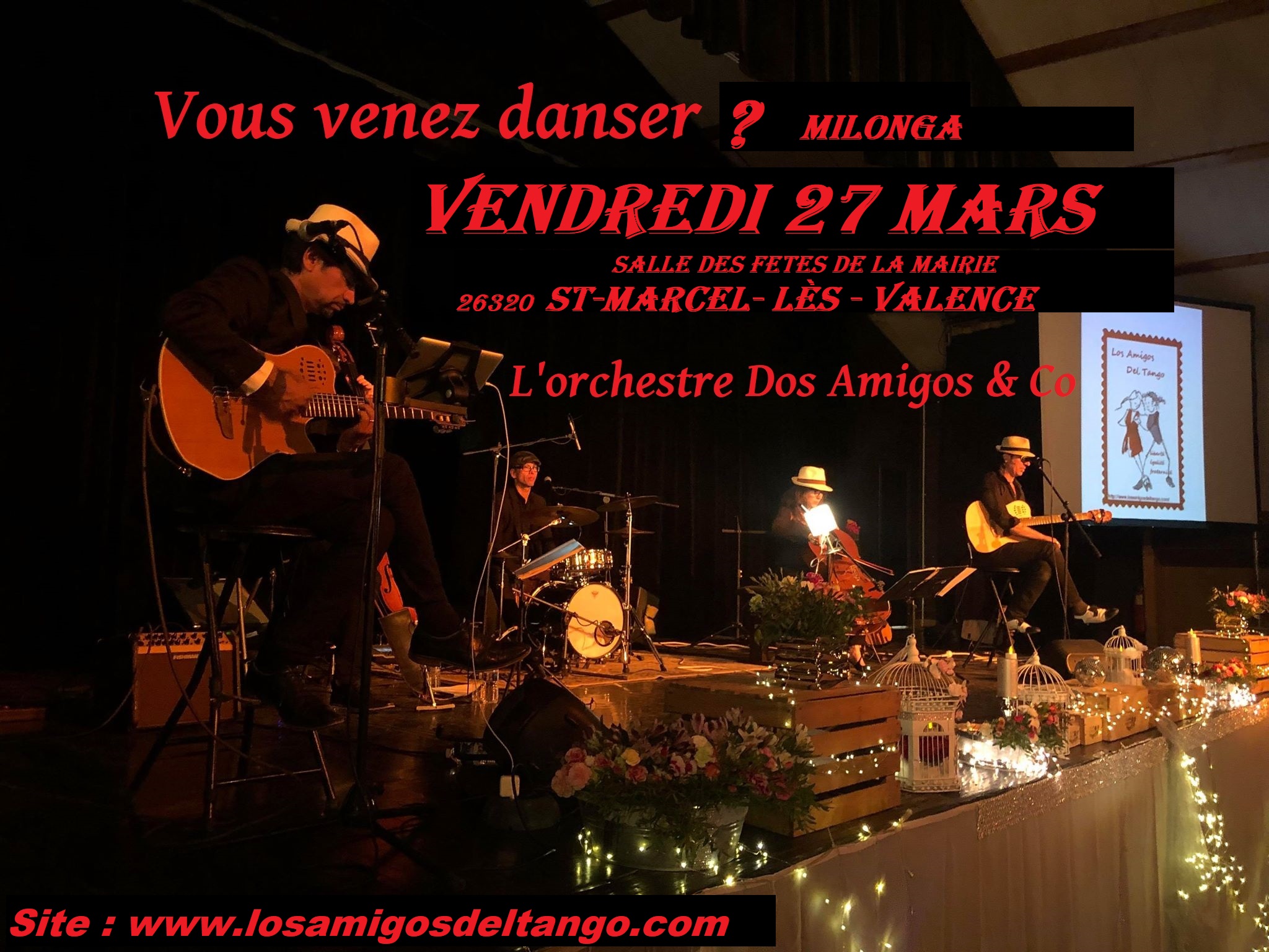 affiche 27 mars st marcel les valence Dos Amigos & Co et  Los Amigos Del Tango.jpg